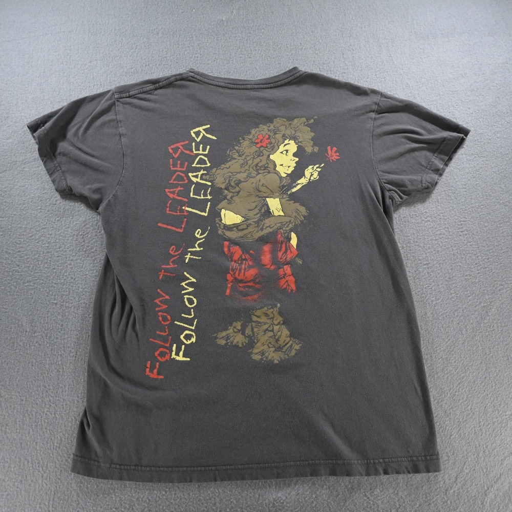 Korn Mens Follow the Leader Graphic T-Shirt Size Medium Charcoal Gray - Picture 5 of 8